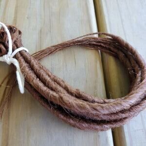 10 Brown Dreads Dreadlock Hair Extension